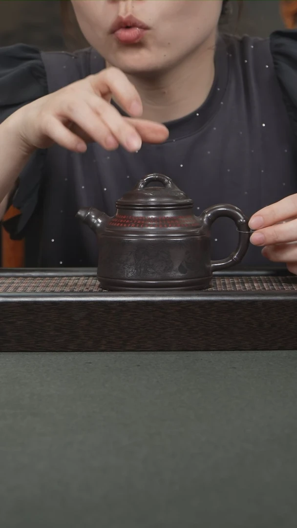 茶壶紫砂宜兴紫砂300cc0299
