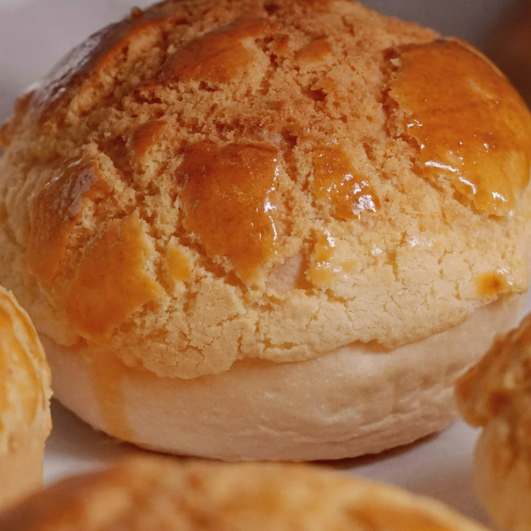 D港式酥皮菠萝包-4个装-65克/个-正宗香港老味道-香港品牌小麦粉-新西兰奶粉-韩国幼沙糖等高端食材制作