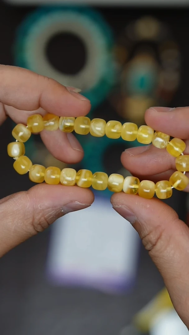 未镶嵌蜜蜡裸石蜜蜡手串