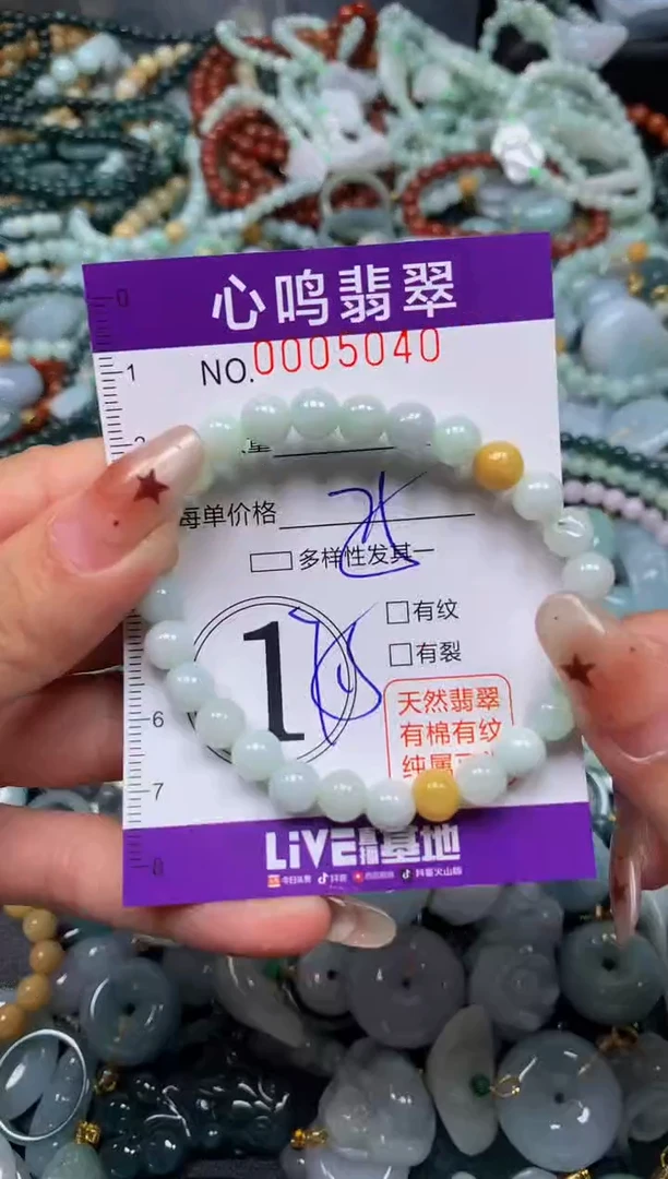 翡翠未镶嵌颈饰闪购005040