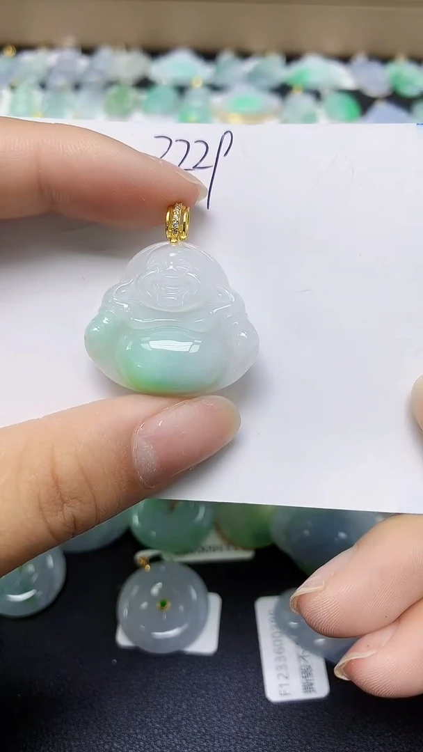 翡翠未镶嵌颈饰 天然缅甸翡翠A货