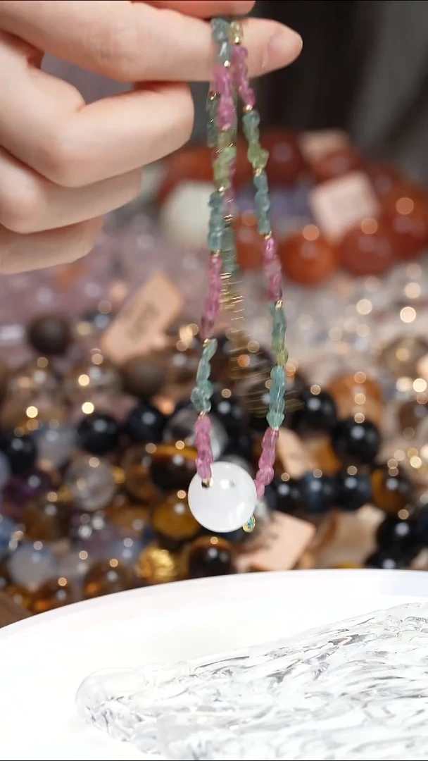 项链未镶嵌水晶白水晶碧玺项链·MM0025NOV612L284