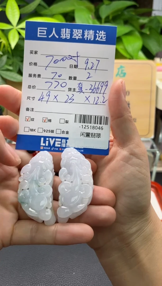 颈饰未镶嵌翡翠多人-12518046