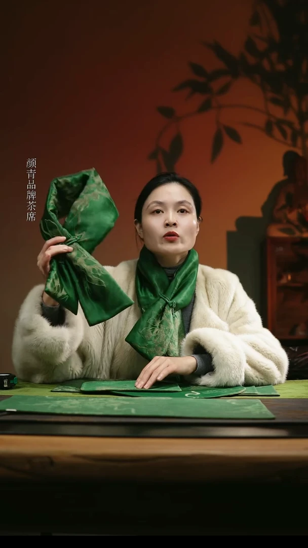 喜见造物茶席尺寸围巾