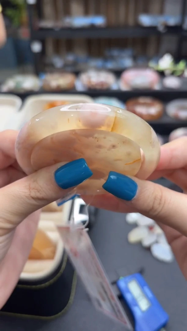 未镶嵌手镯石英质玉783(60圈赠送镯心)