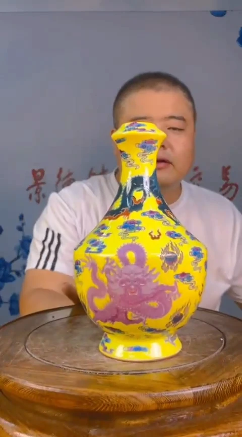 摆件景德镇陶瓷青花摆件14