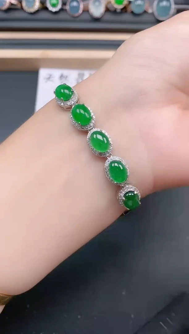 银S925镶嵌戒指翡翠11111