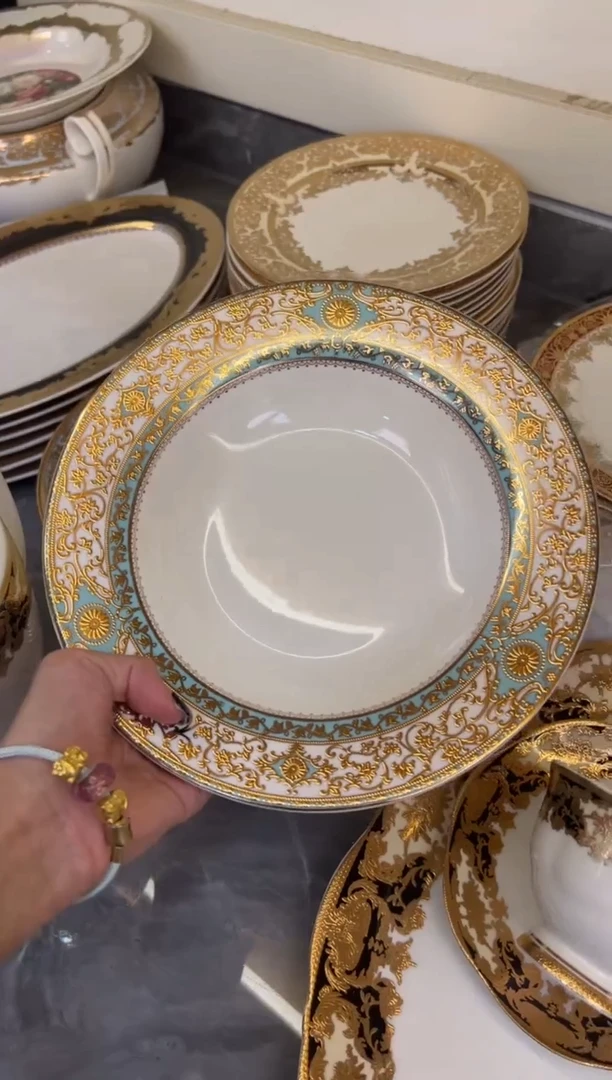 瓷片9寸草帽盘2个一单尾单