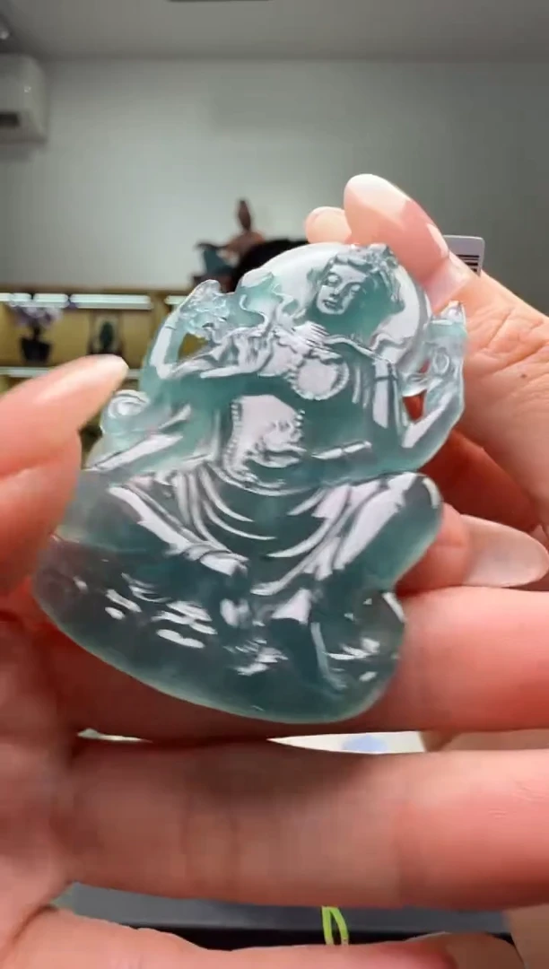 吊坠(不含链)未镶嵌翡翠千手观音