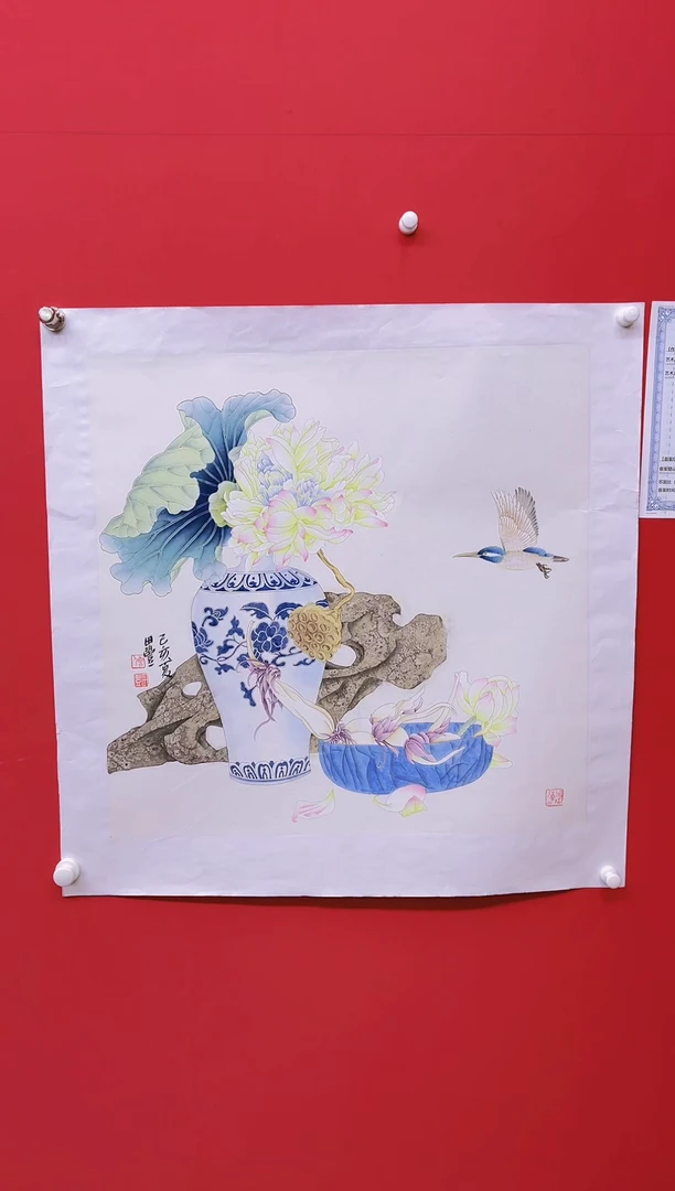 【闪购商品】国画田丰-国画花鸟/无框W