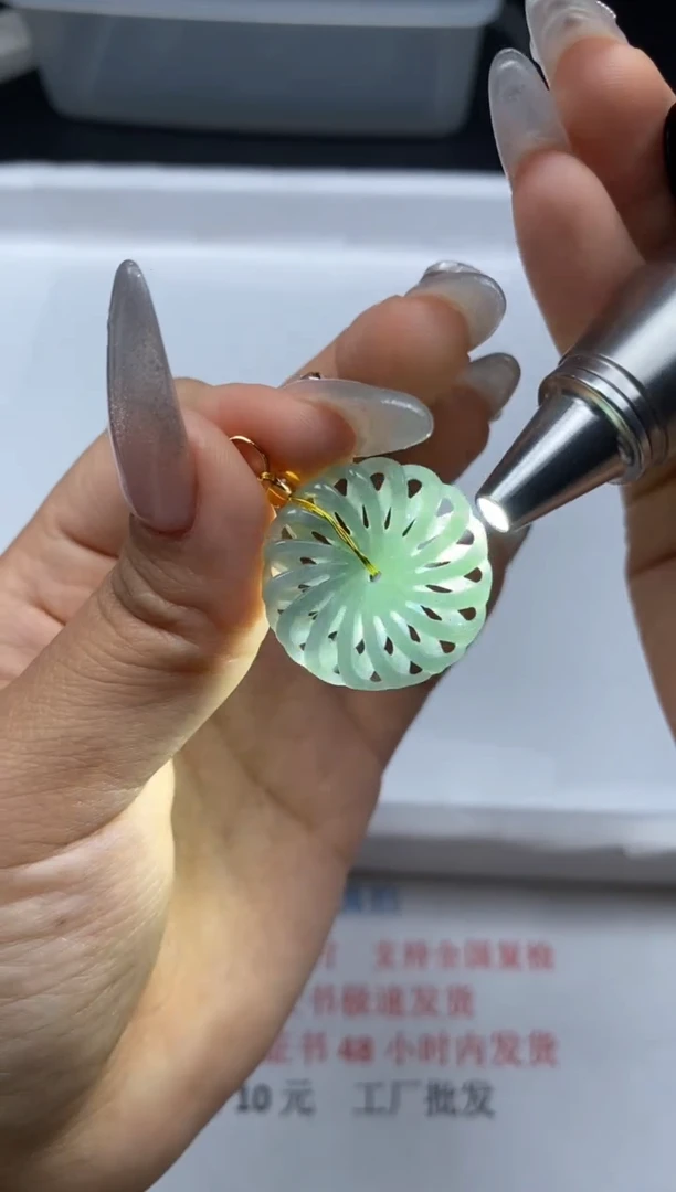 【闪购商品】定制翡翠翡翠未镶嵌贞城散珠批发DIY