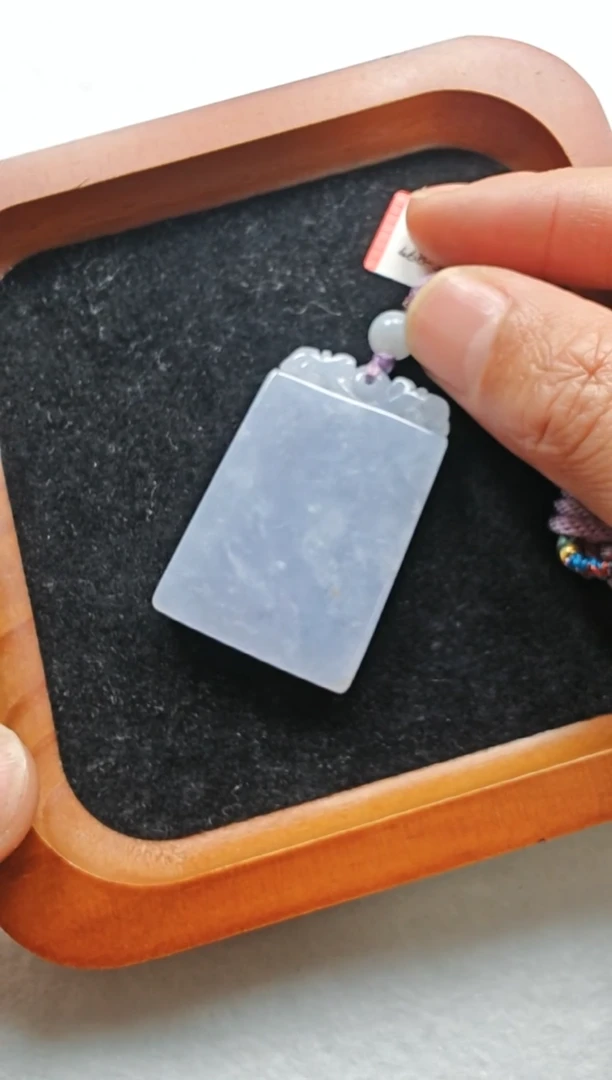 【闪购商品】翡翠颈饰未镶嵌w00103-无事牌