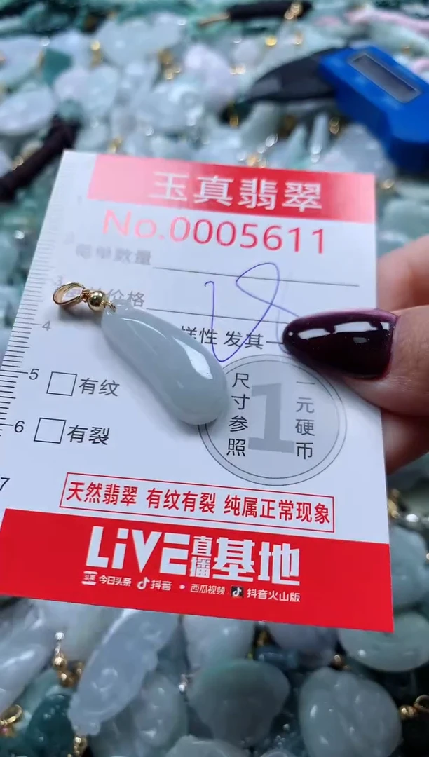 吊坠(不含链)未镶嵌翡翠5611