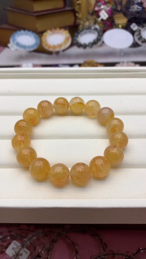 【闪购商品】水晶手串未镶嵌龙纹玛瑙13+