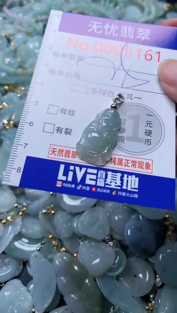 翡翠未镶嵌吊坠(不含链)5161