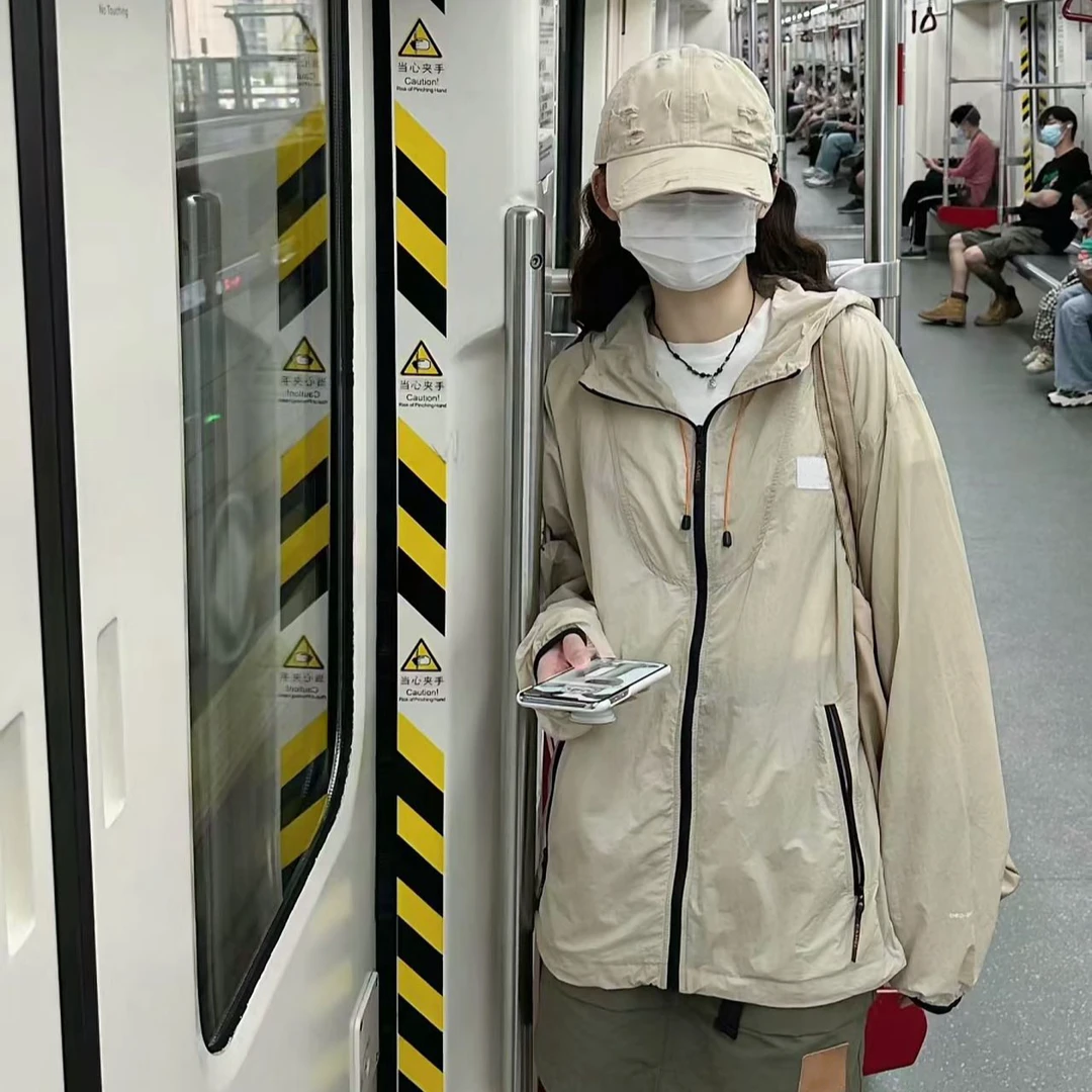 新款气质休闲韩版冷感皮肤衣防晒外套QL5766