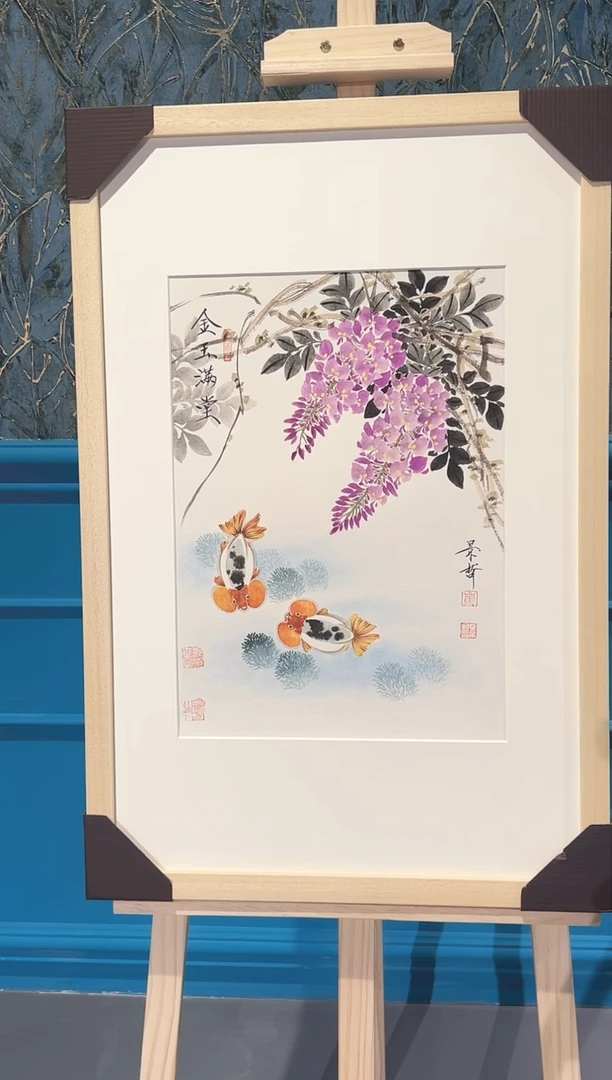 国画CJZ-1.3平尺-花鸟国画