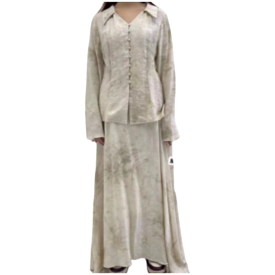 【小依专享】D3F1590XB时尚夏季休闲套装1590上衣衬衫