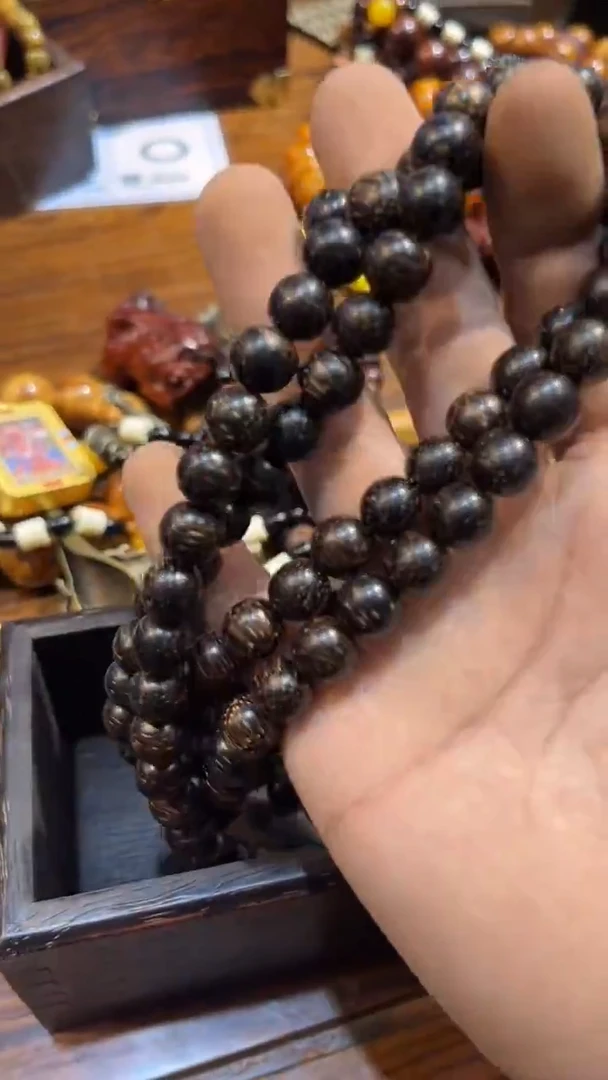 黑酸枝木类cx金星沉108单圈带小推拉盒啊啊