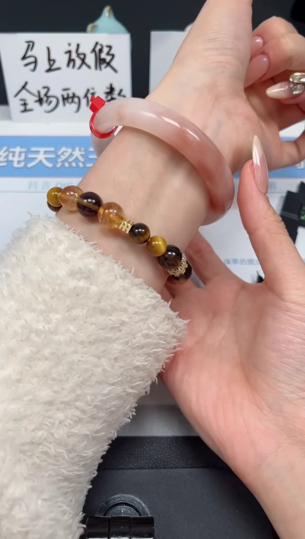 【闪购商品】石英质玉手镯未镶嵌K254-58