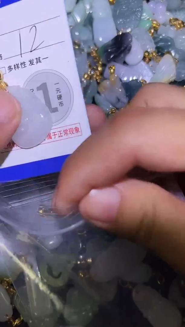 颈饰未镶嵌翡翠天然A货翡翠