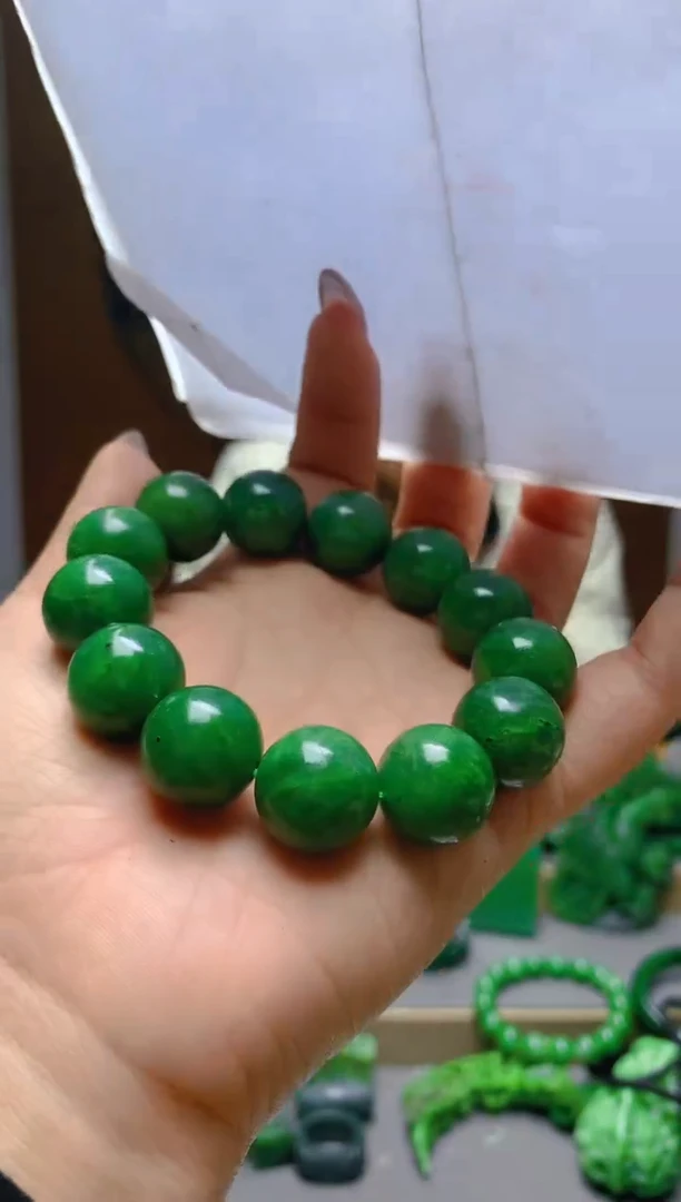 【闪购商品】和田玉（碧玉）手串未镶嵌1