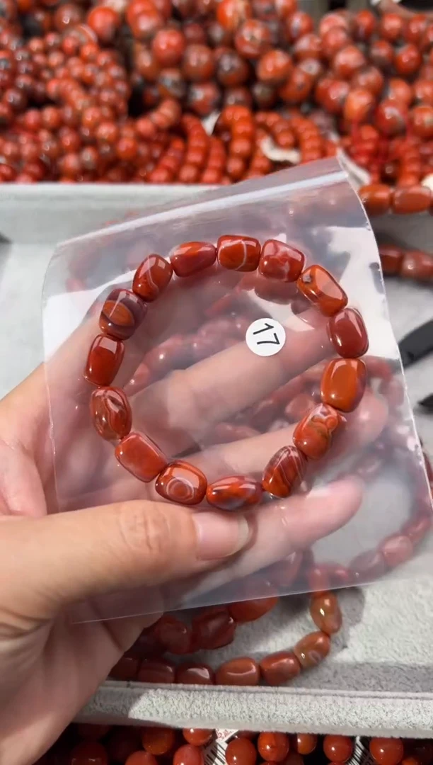 未镶嵌手串南红玛瑙10+