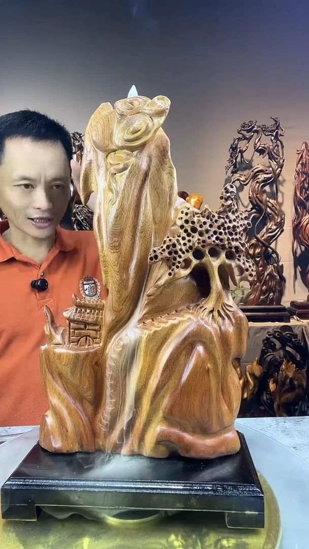 香樟木用****8小叶桢楠随行摆件