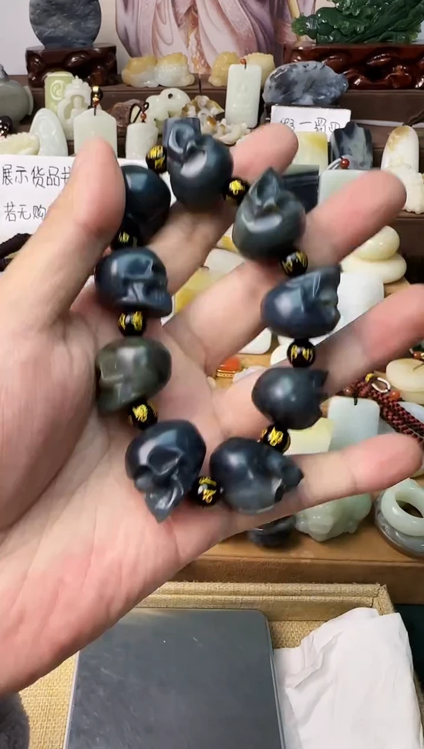 【闪购商品】和田玉颈饰未镶嵌手串