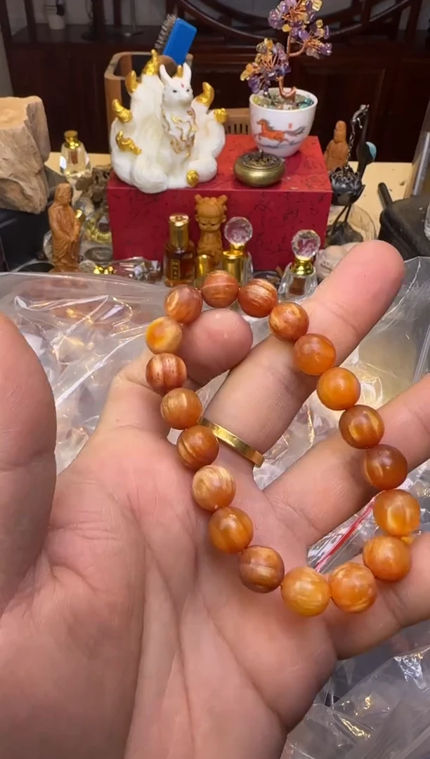 【闪购商品】松木（琥珀木）无事牌琥珀木单圈10mm