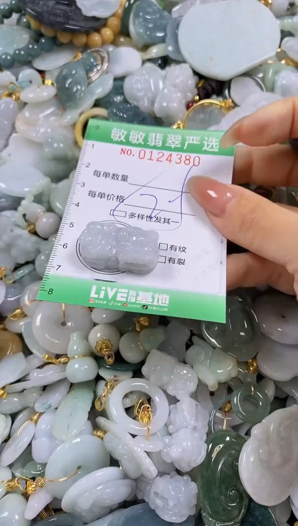 【闪购商品】翡翠颈饰未镶嵌闪购0124380多样性发其一