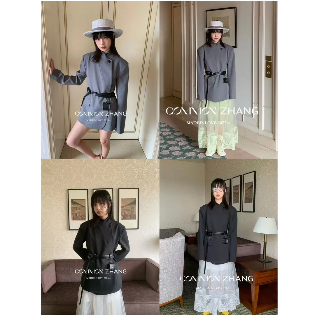 十三行CZ-春夏福秒法式小众设计西装#17241