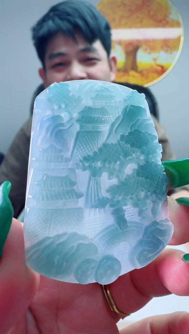 翡翠未镶嵌颈饰多样性随机发其一