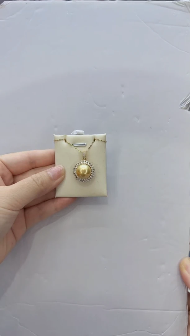 未镶嵌海水珍珠颈饰【格格】南洋海水金珍珠吊坠