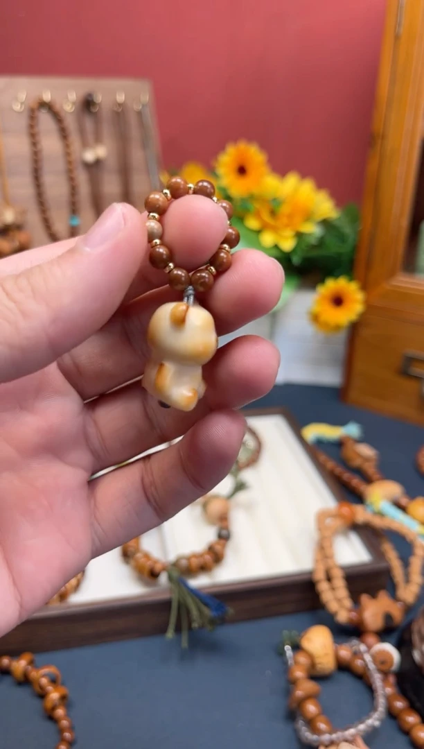 非洲檀香无事牌象牙果小熊+库克