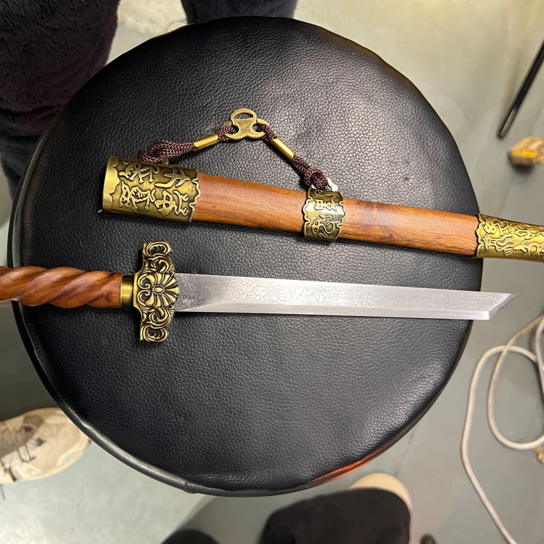 万兽小短刀-花纹钢-未开刃