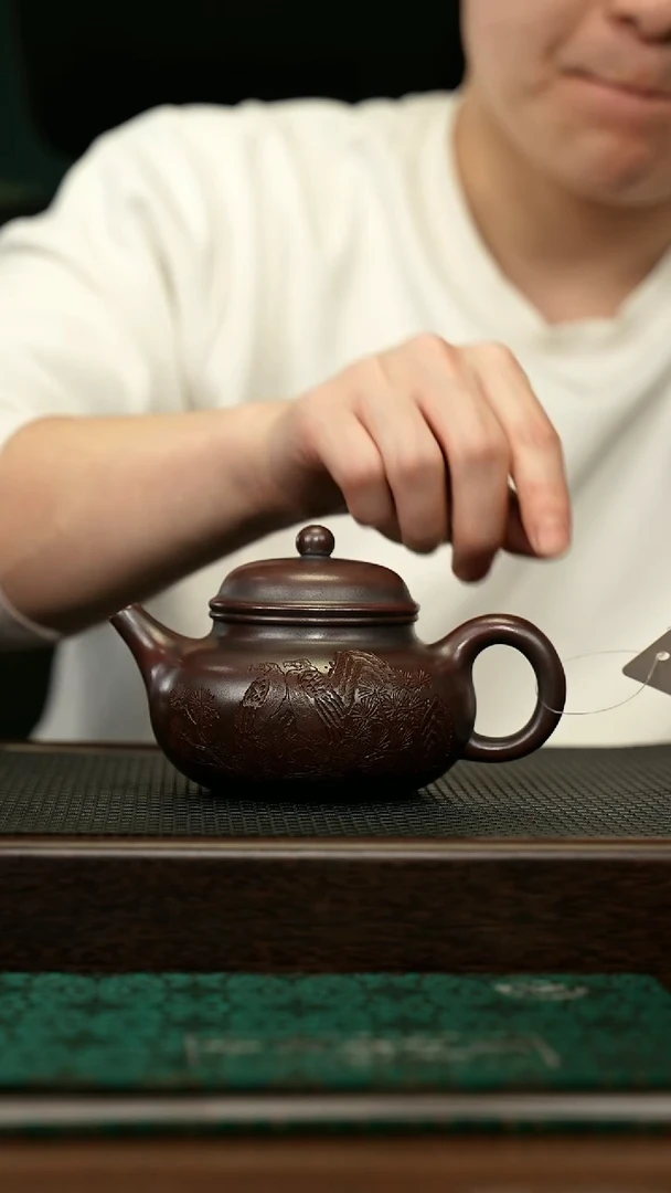 【闪购商品】紫砂茶壶宜兴原矿 手工 紫砂壶容量300CC