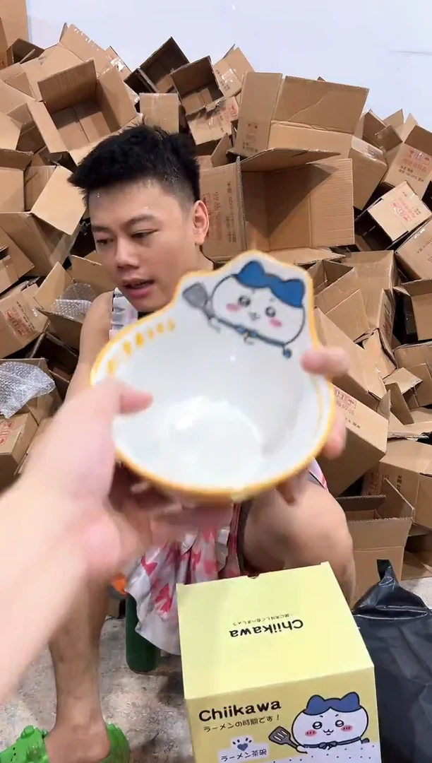 瓷片原盒小八沙拉碗