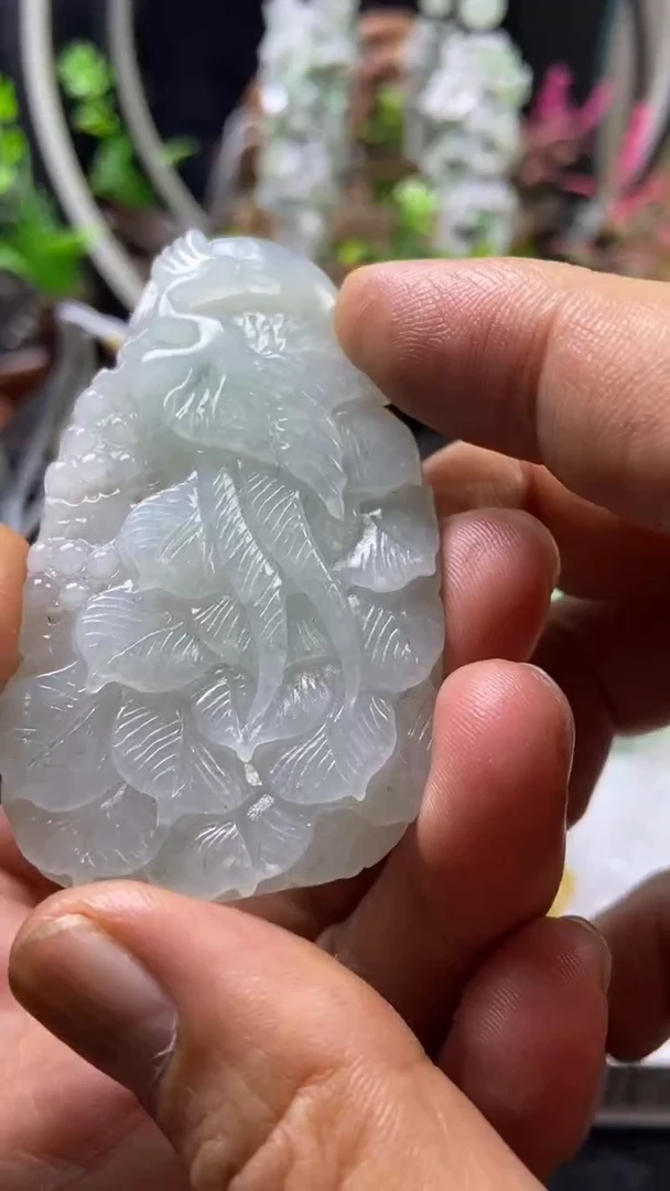 吊坠(不含链)未镶嵌翡翠缅甸天然A货翡翠