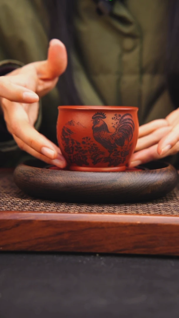 【闪购商品】紫砂茶杯原矿紫砂摆件