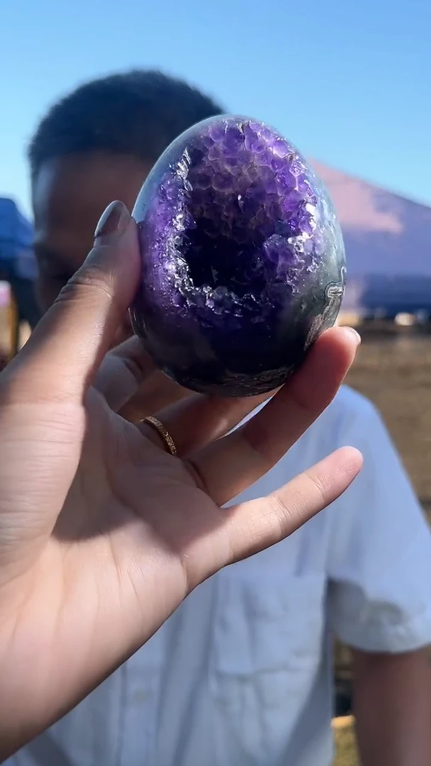 未镶嵌紫晶大型摆件（非配饰）天然多样性发一mm