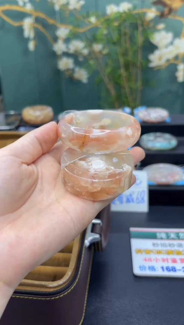 石英质玉手镯未镶嵌C276(54圈赠送镯心)