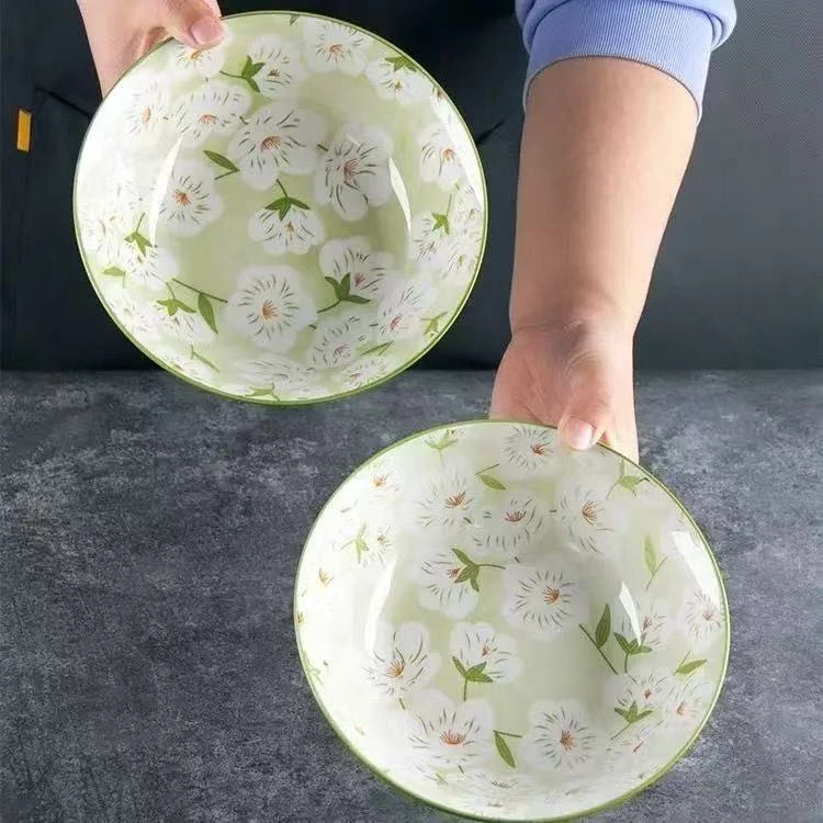 【宠粉福利】4支装！釉下彩花开朵朵7英寸碗