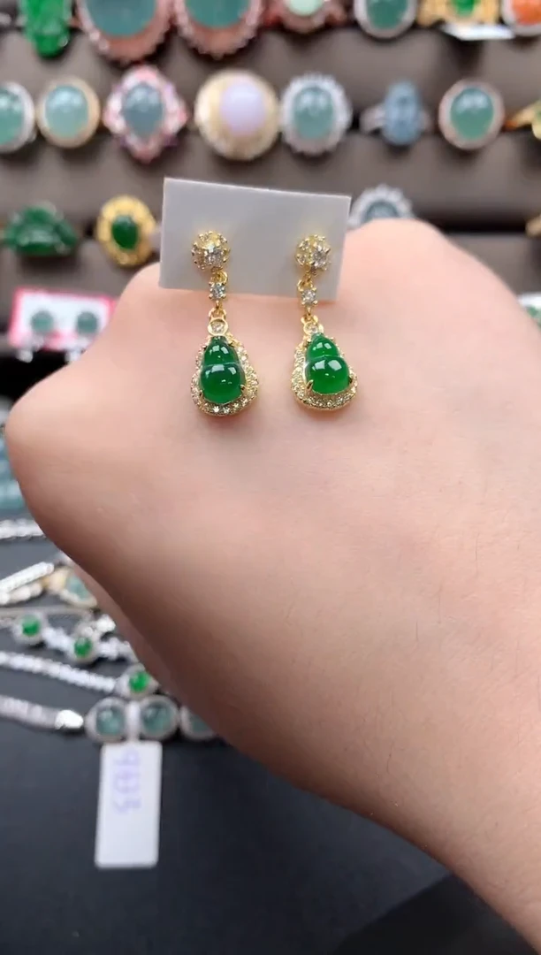 【闪购商品】翡翠戒指银S925镶嵌51214