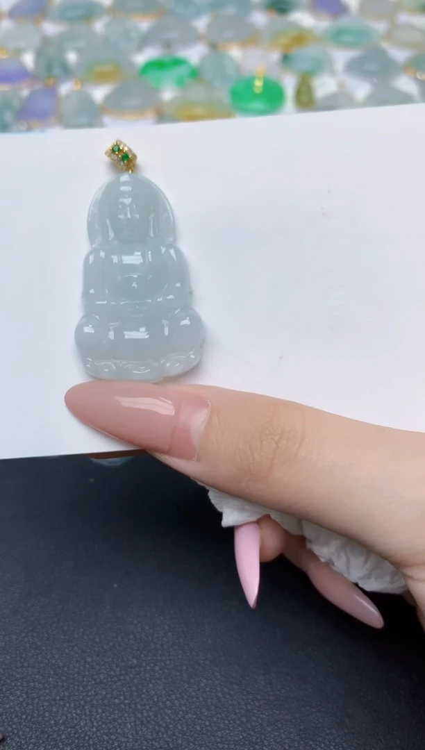 翡翠未镶嵌颈饰天然翡翠A货