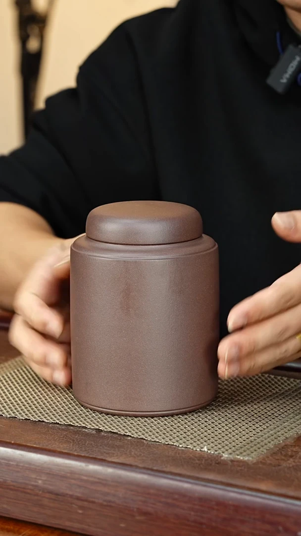 宜兴原矿紫砂茶叶罐