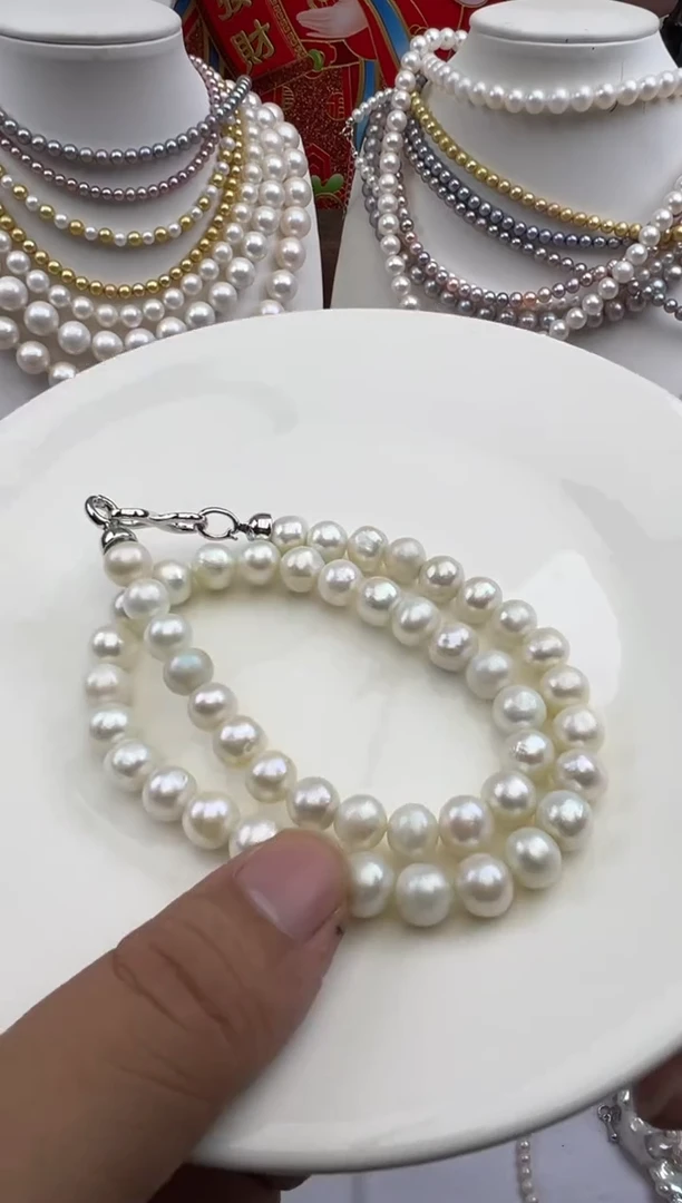 淡水珍珠未镶嵌颈饰1