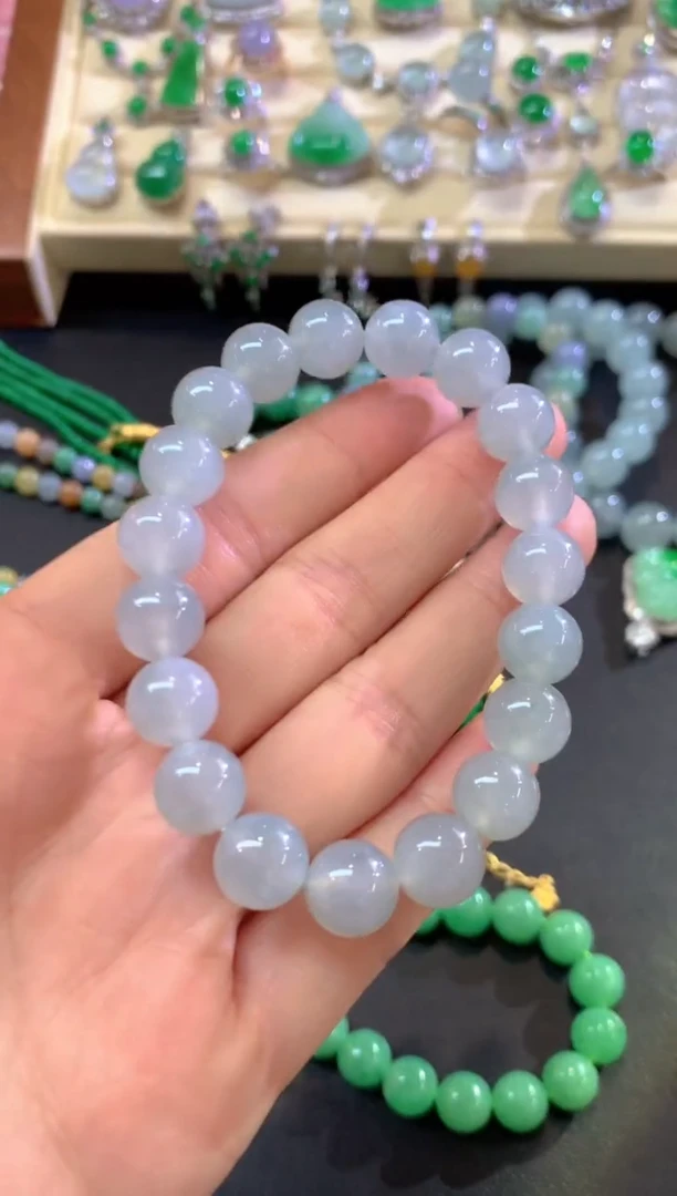 未镶嵌手串翡翠手串|6900+345