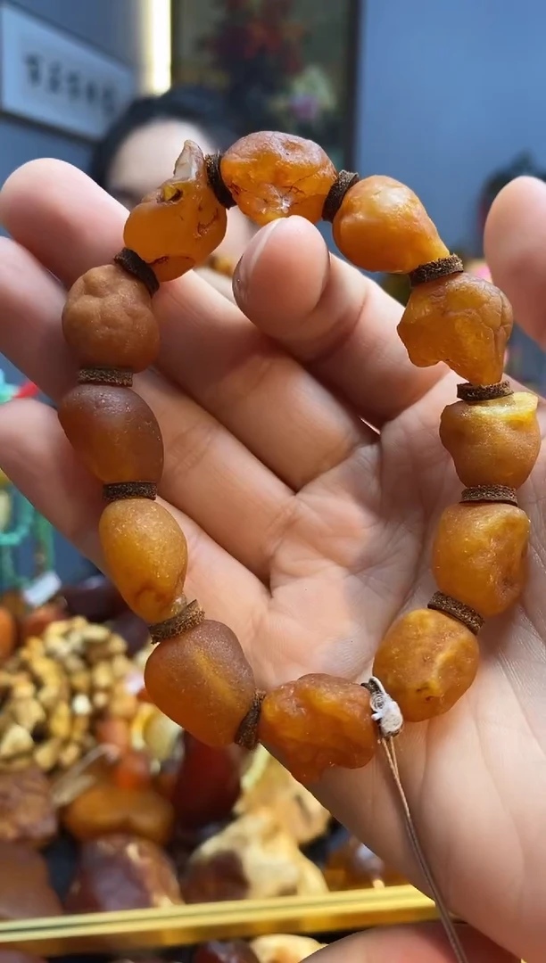 未镶嵌琥珀手串手串