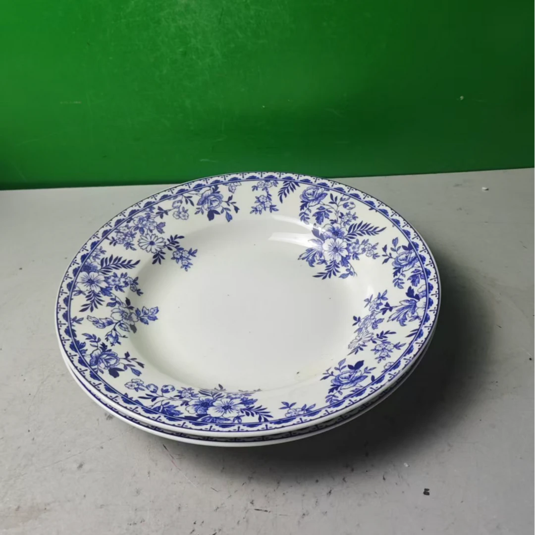 m2792 盘2个（口径20，高3）陶瓷餐具 D1